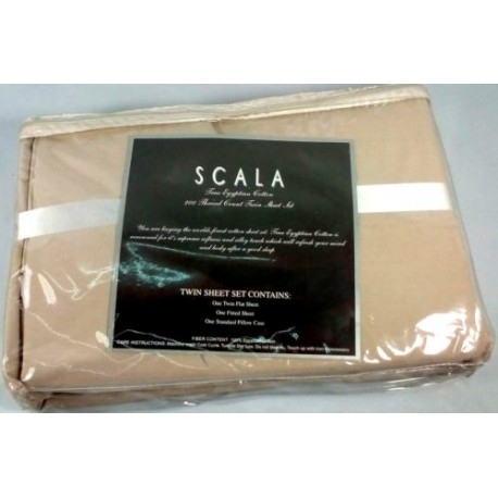 Juego sabanas algodón egipcio Cama135 Beige