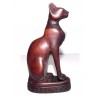 Figuras egipcias Bastet gato sagrado 12cm Negro