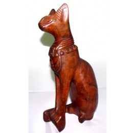Bastet gato sagrado 25cm Negro