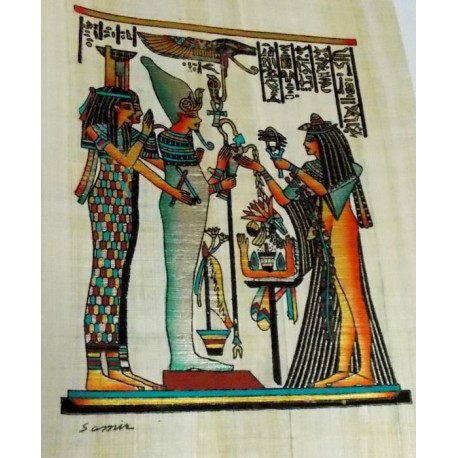 Papiro egipcio 30X25 Cairo3