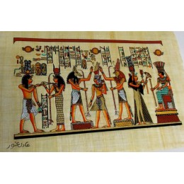 Papiro egipcio 30X25 Luxor3