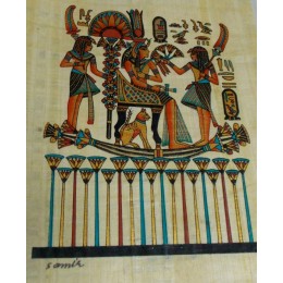 Papiro egipcio 30X25 Luxor8