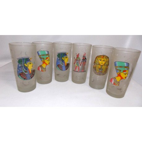 Copas de cristal pintado a mano